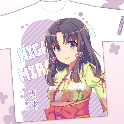 知多娘。キャラクター前面Tシャツ第三弾　【東浦未来】