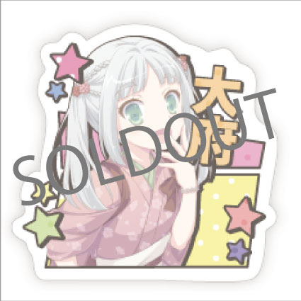 アクリルバッチ　大府・W・桃花
