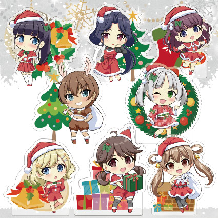 知多娘。クリスマスアクリルブロック